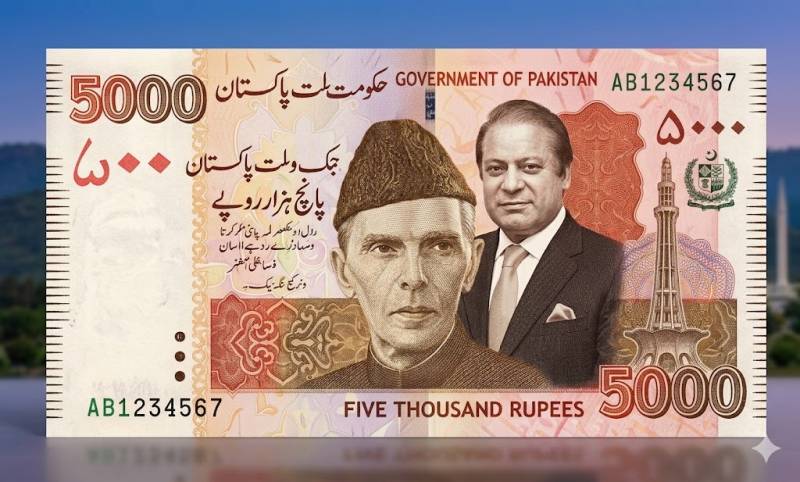 PML-N lawmaker calls for Nawaz Sharif's photo on Rs5,000 currency note