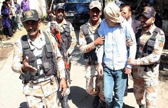 Rangers arrest hardened terrorist from Karachi
