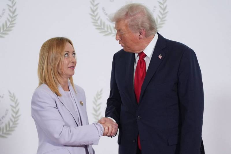 Trump escalates spat with Italy’s Meloni over G7 photo claim