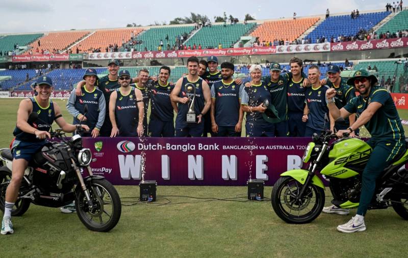 Marsh powers Australia to 3-0 sweep over Bangladesh