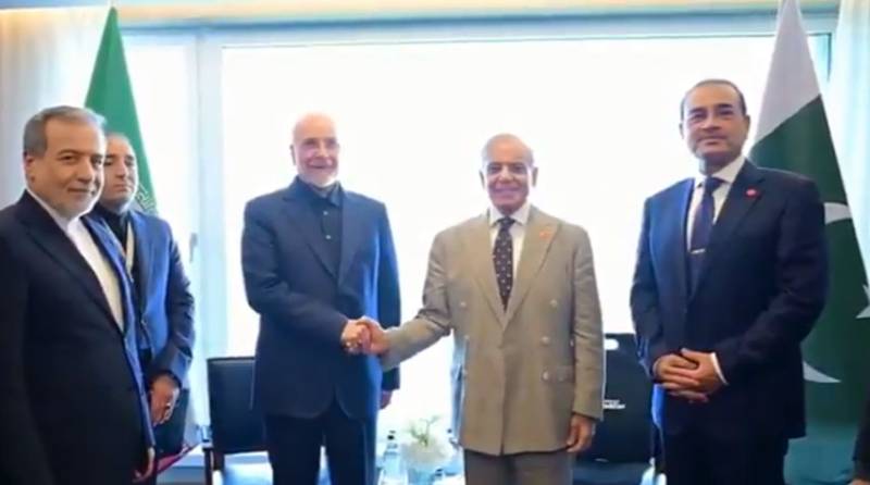 PM, COAS hold meeting with Iranian delegation in Bürgenstock