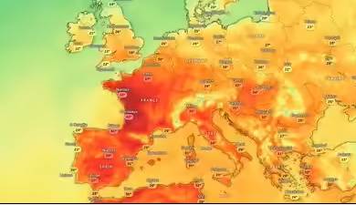 Red heat alert issued for third of France, alcohol banned at music festival