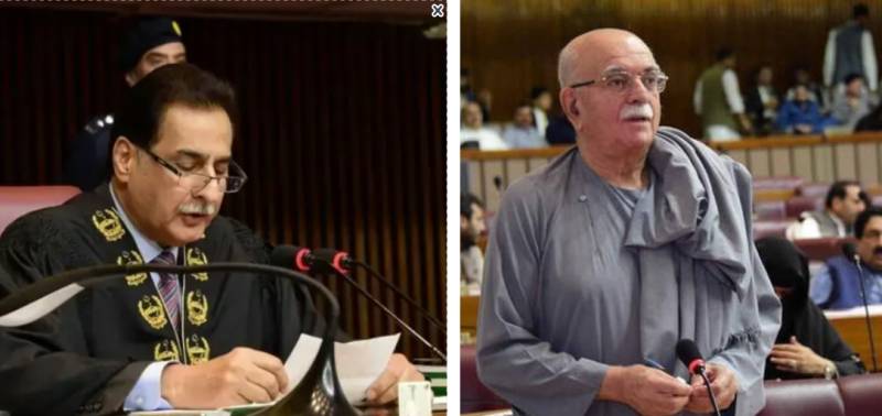 Ayaz Sadiq, Achakzai exchange hot words in NA session