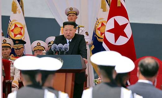 North Korea's Kim unveils plans for 10,000-tonne warships, nuclear navy