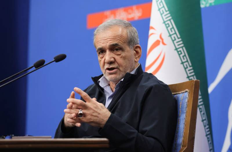 Without missiles, Iran would be 'just like Gaza', President Pezeshkian says