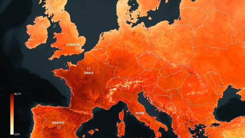 Europe heatwave shattering temperature records: UN