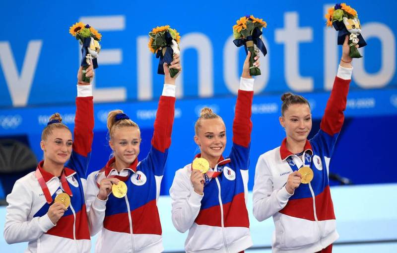 Russia pulls team from gymnastics World Cup event over flag row