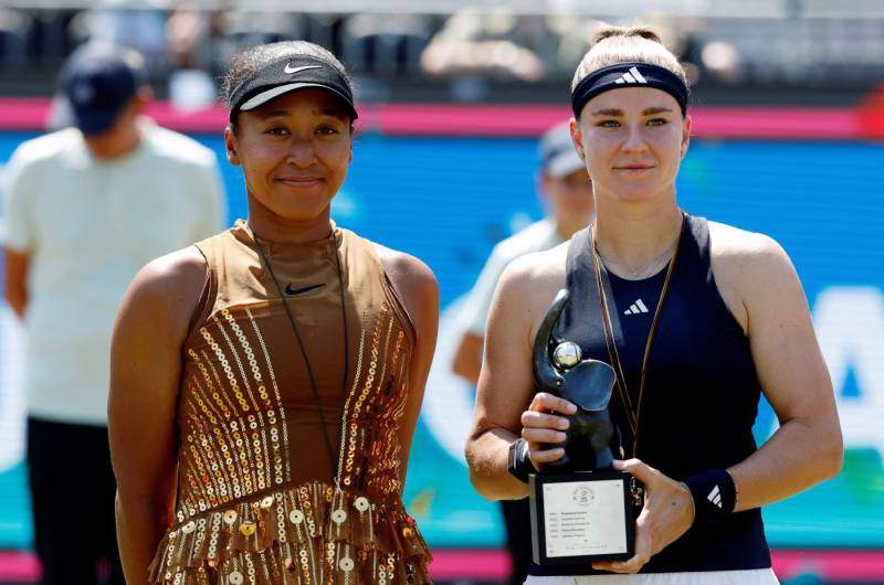 Muchova wins Wimbledon warm-up after Osaka walkover