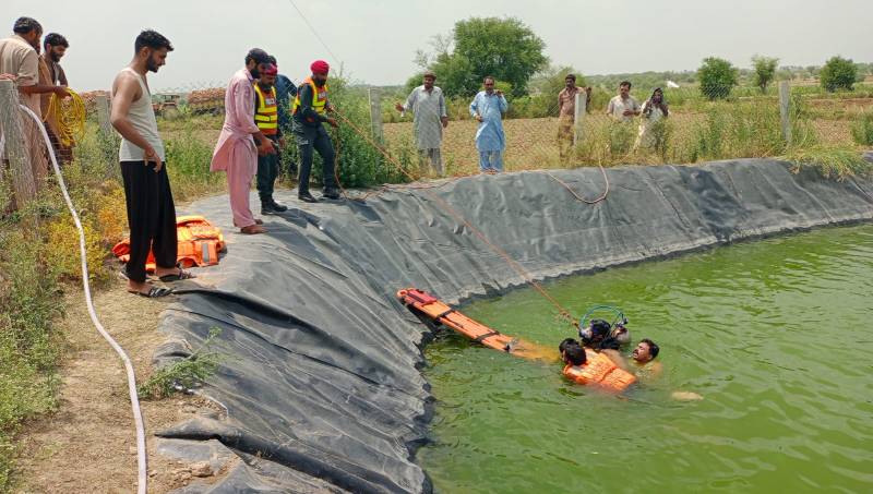 Two workers drown in dam in Chakwal while one tries to save the other