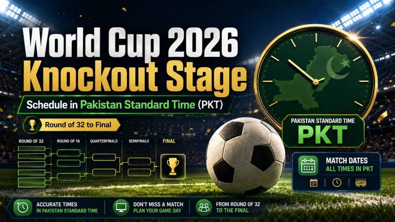 FIFA World Cup 2026 knockout schedule in Pakistan time
