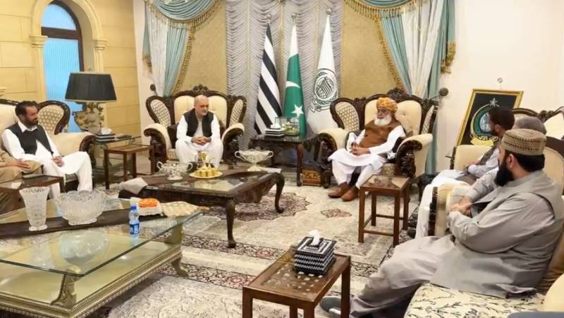 Hafiz Naeem, Fazl call for talks on Azad Kashmir situation