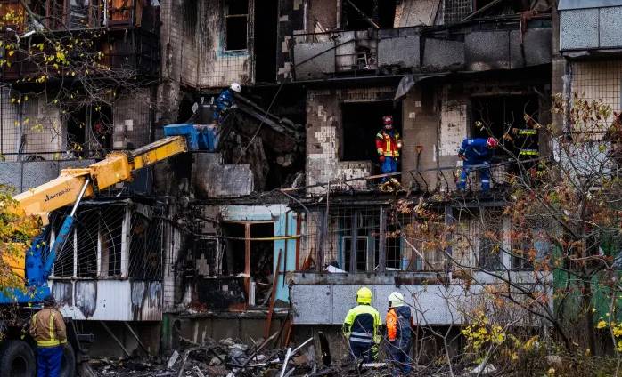 At least 2 wounded in attack on Ukraine capital Kyiv