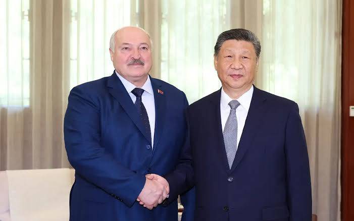 China's Xi meets Belarus leader Lukashenko in Beijing