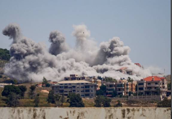 Israel strikes south Lebanon as Hezbollah says has right to self-defence
