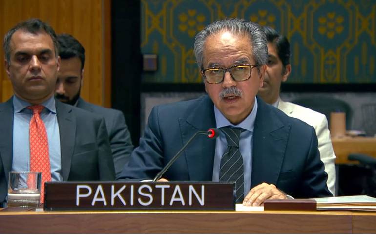 Independent Palestine state to guarantee lasting peace: Pakistan