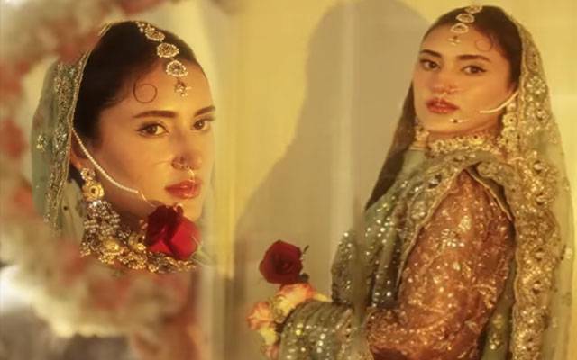 Sehar Hashmi’s royal bridal look in Shaidai leaves fans spellbound