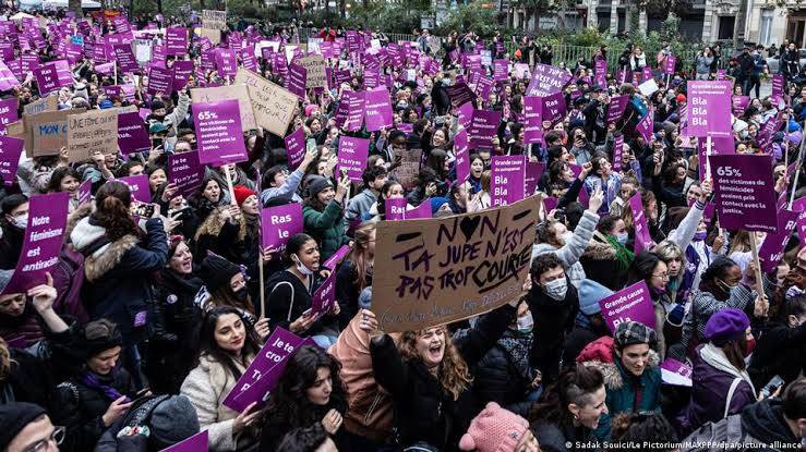 Tens of thousands rally in France against sexual violence