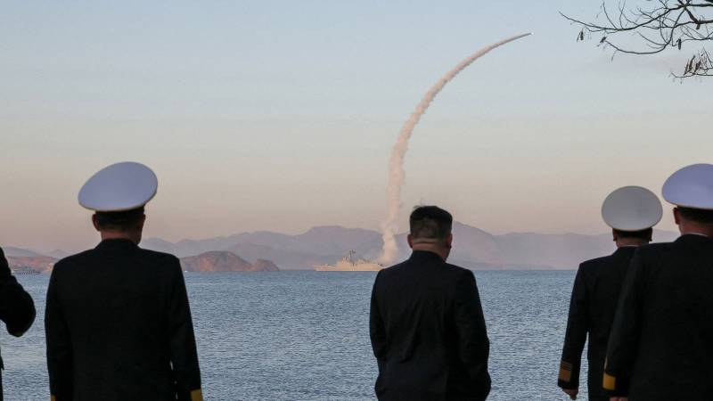 North Korea's Kim oversees latest naval weapons tests