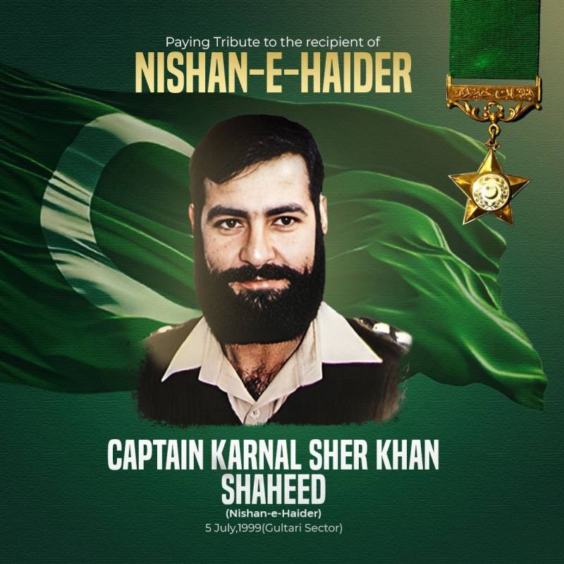 Pakistan marks 27th martyrdom anniversary of Kargil hero Captain Karnal Sher Khan