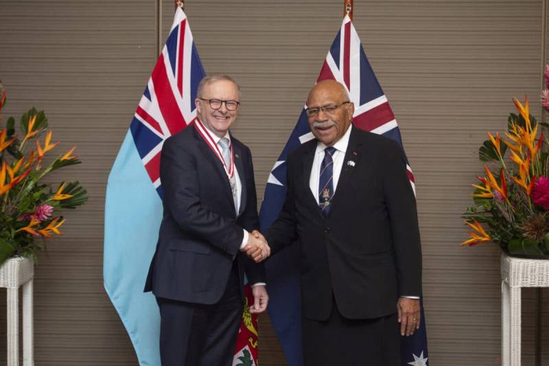 Australia signs defence alliance with Pacific nation Fiji
