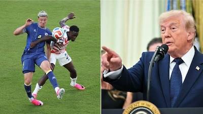 Trump confirms he asked FIFA boss for review of Balogun red card