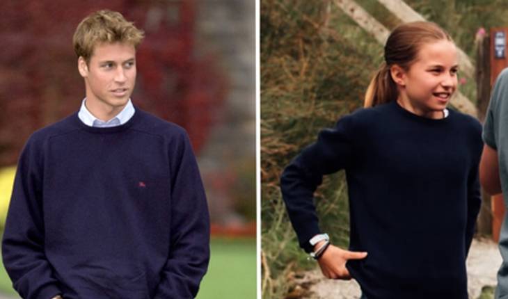 Princess Charlotte’s casual look draws comparisons to young prince William’s style