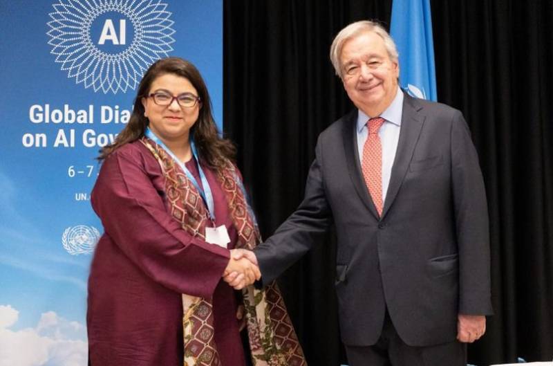 Shaza Fatima meets UN chief to discuss AI governance