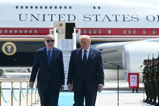 Trump lands in Ankara for NATO summit: AFP