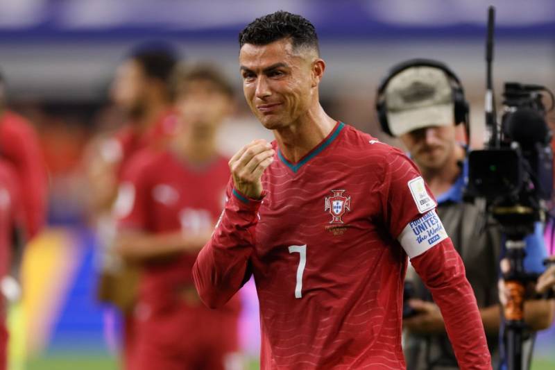 Close to tears and on his own as Ronaldo's World Cup dream ends