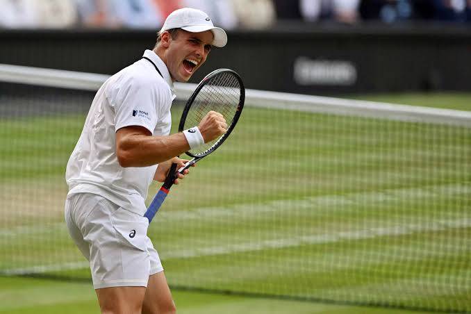 Fairytale Fery sinks Dimitrov to make Grand Slam history at Wimbledon
