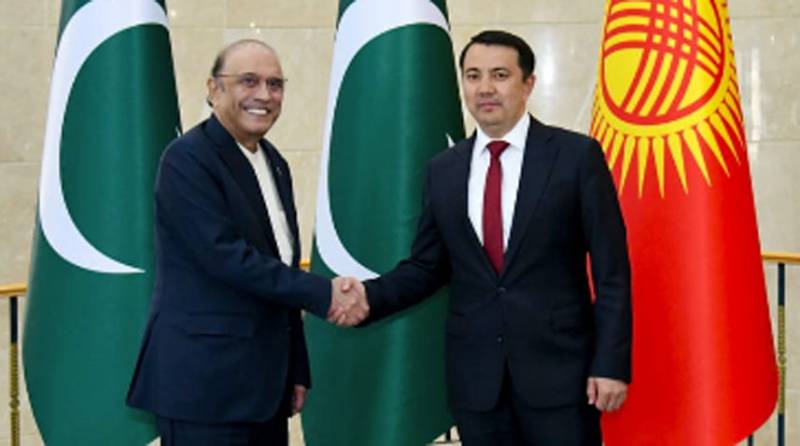 President Zardari pays tribute to Kyrgyzstan's historical legacy