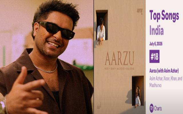 Proud Moment! Asim Azhar’s ‘Aarzu’ becomes most streamed song in India