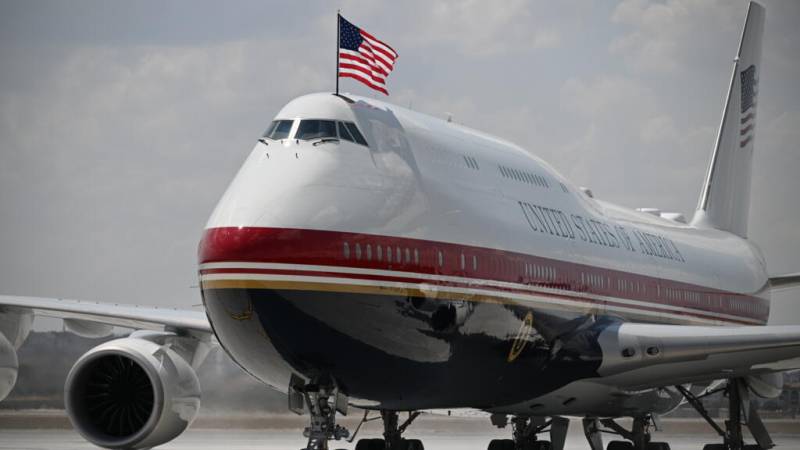 Trump skips new Air Force One on part of return from Turkey NATO summit