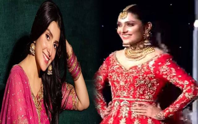 Ayeza Khan revisits her stunning bridal couture week look