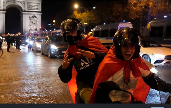 Football troubles in London after France beat Morocco