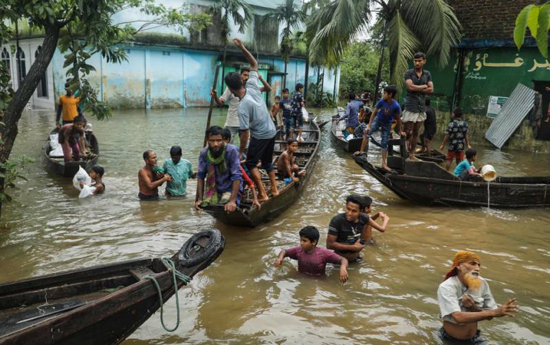 Deadly floods sweep Bangladesh as heavy rains leave 44 dead
