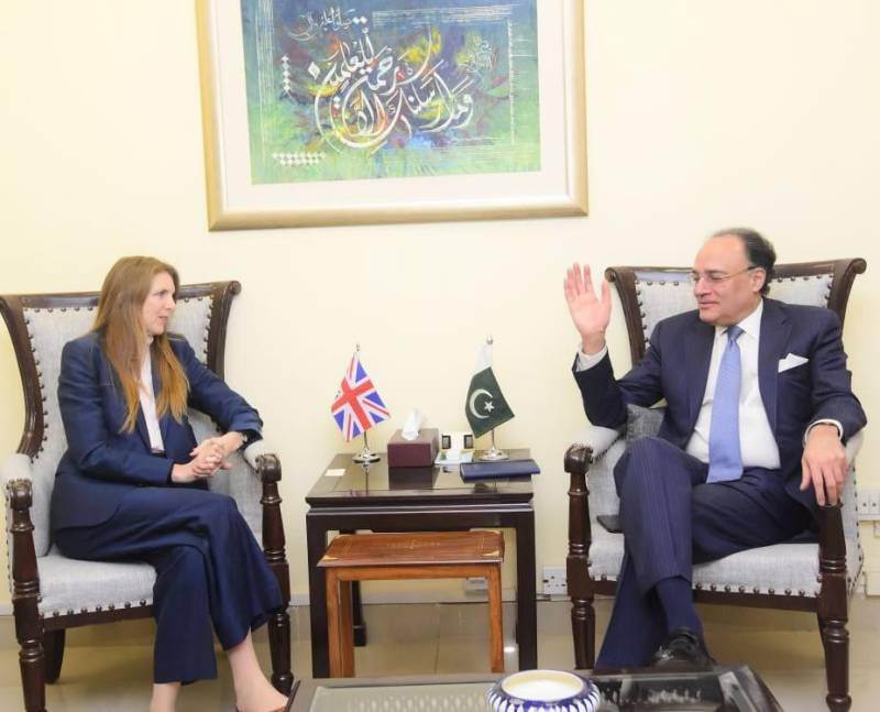 FinMin Aurangzeb discusses economic reforms with British High Commissioner Jane Marriott