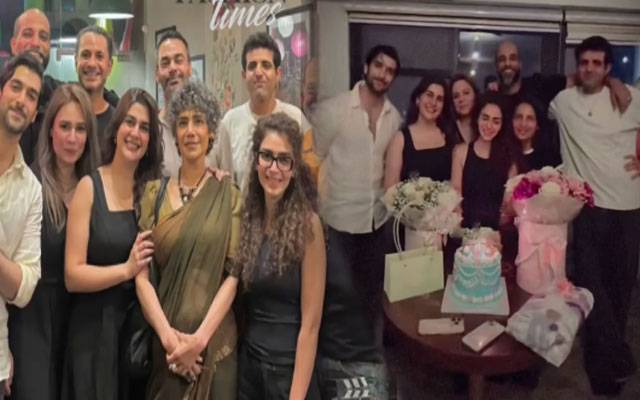 Hajra Yamin's birthday celebration was filled with love and sweet surprises