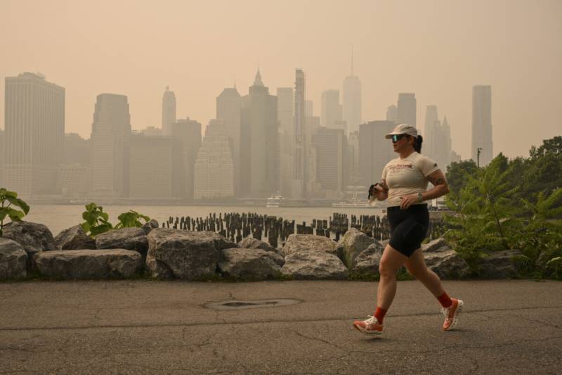 Hazardous Canadian wildfire smoke choking millions in US