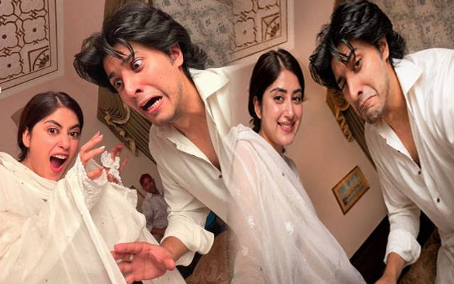 SarBiya Fans rejoice as Sajal Aly and Danyal Zafar's off-screen banter wins hearts