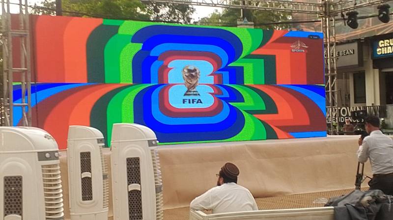 Lahore gears up for FIFA World Cup final with giant screen at Liberty Chowk