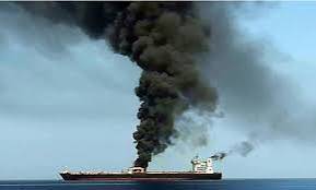 Iran's Guards say two oil tankers explode after hitting mines in Hormuz