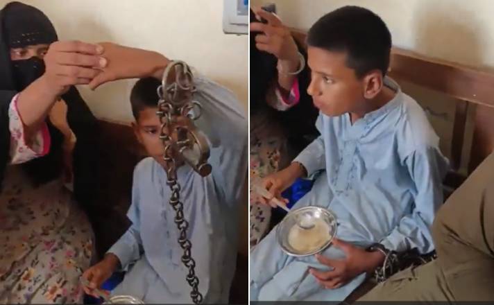 Minor produced in Multan court handcuffed