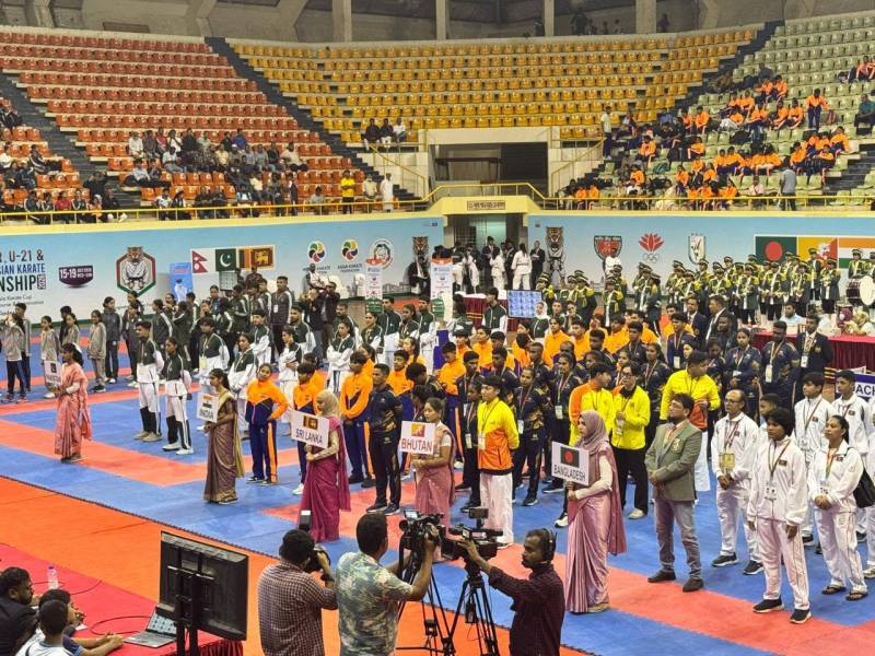 Pakistani athletes win six medals at South Asian Karate Championship