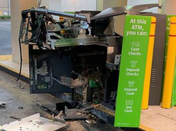 Karachi bank ATM destroyed in blast 