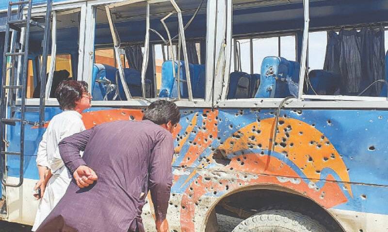 Gunmen open fire on Education Dept bus in Mastung; four injured