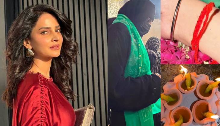 Saba Qamar sparks curiosity with visit to Bibi Pak Daman shrine