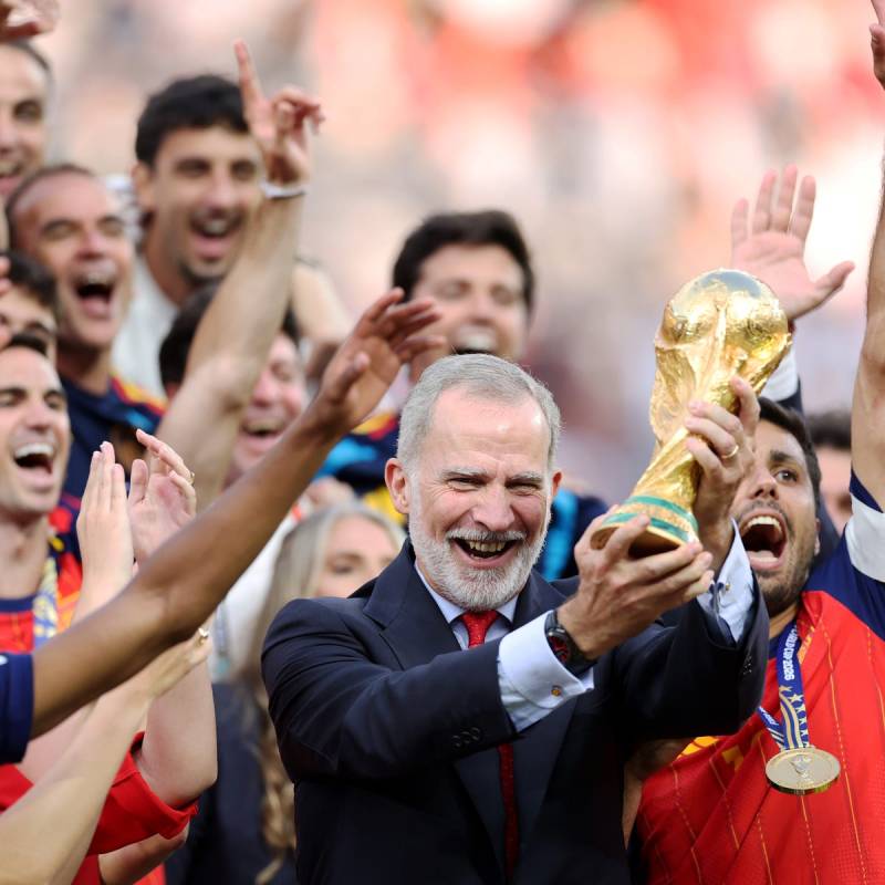 Spanish king tells national team they won World Cup 'for all of Spain'