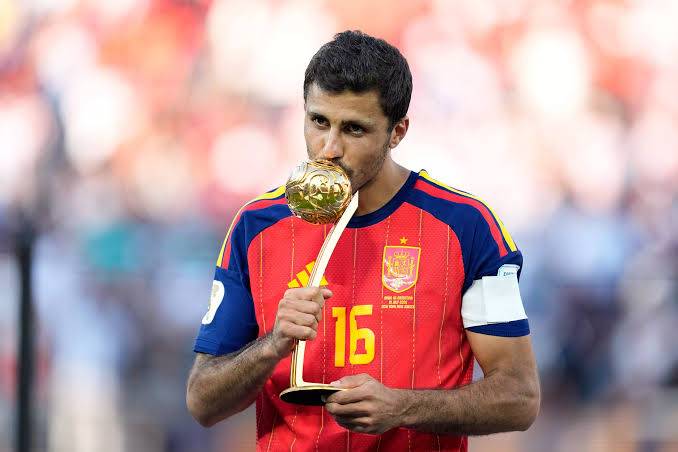 Spain captain Rodri wins World Cup player of tournament award