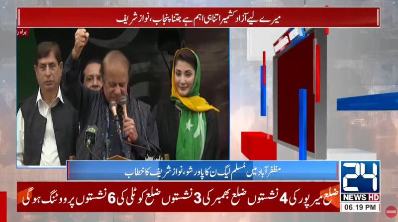Nawaz promises motorway, hospitals and buses if PML-N wins AJK polls